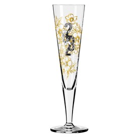 RITZENHOFF Champagnerglas BRILLIANTNACHT R. BOHNENBERG mit edlen Kristallen