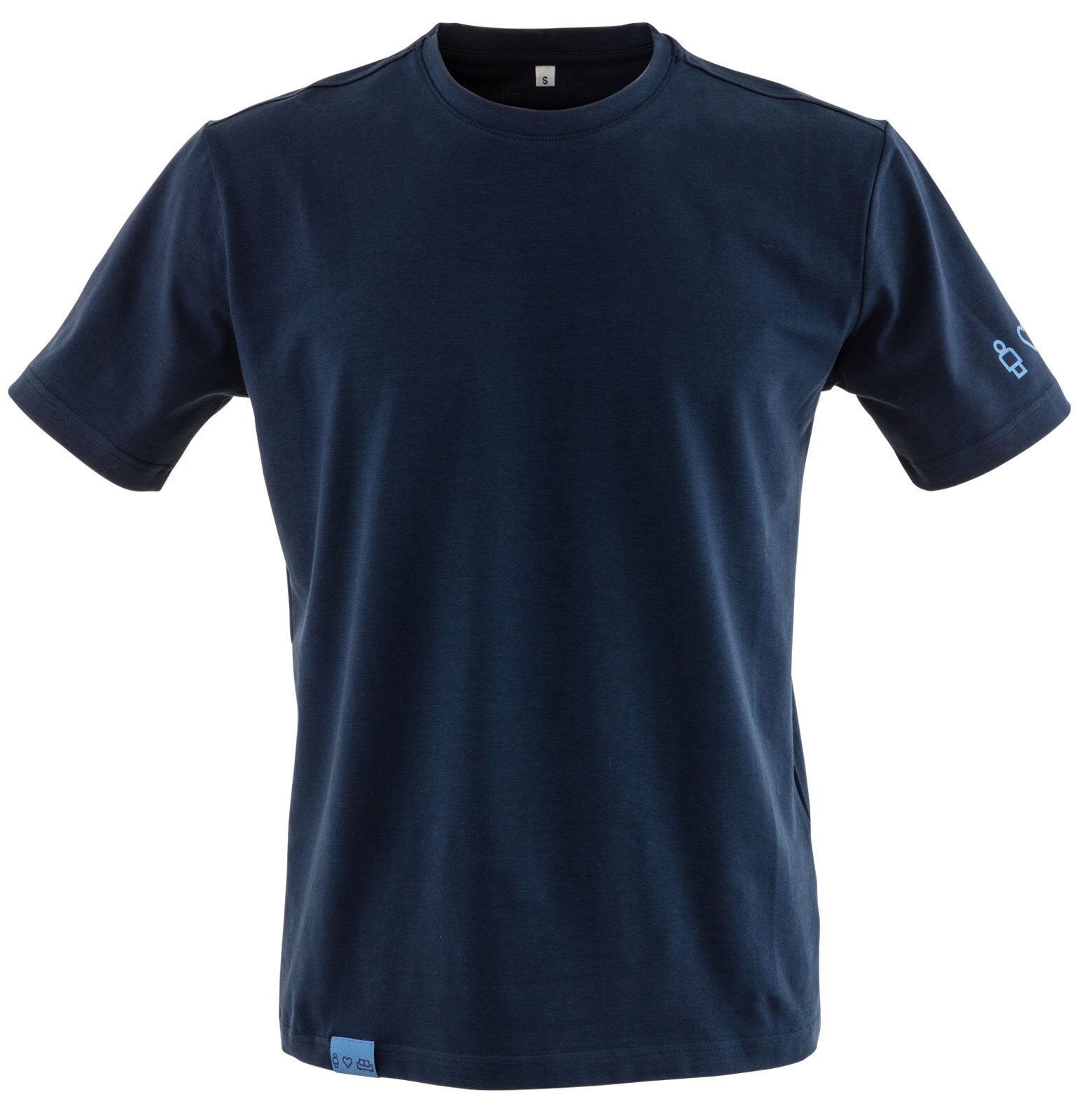 porta T-Shirt Herren Größe S Graublau dunkel