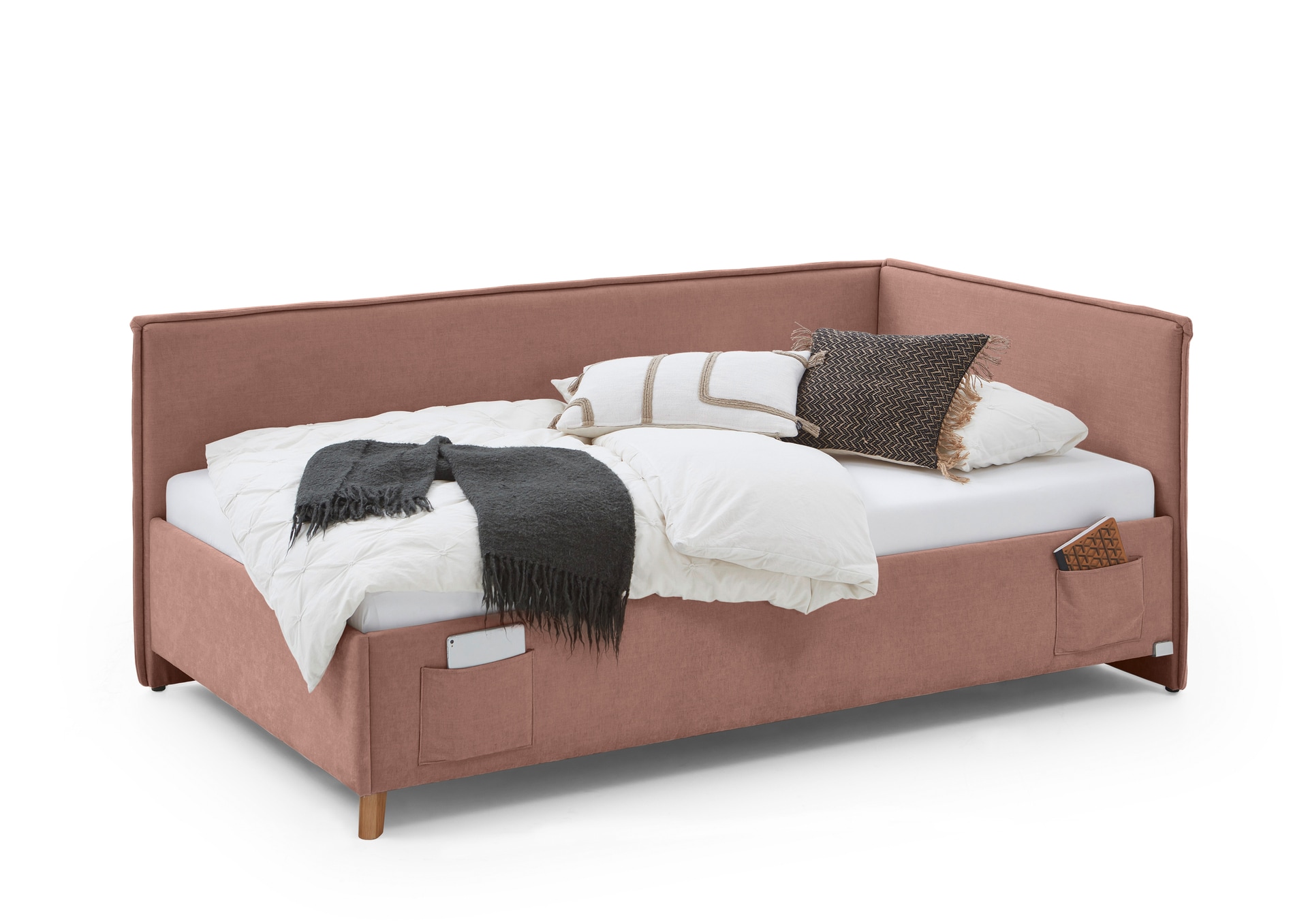 Bett FUN 90 x 200 cm rosa