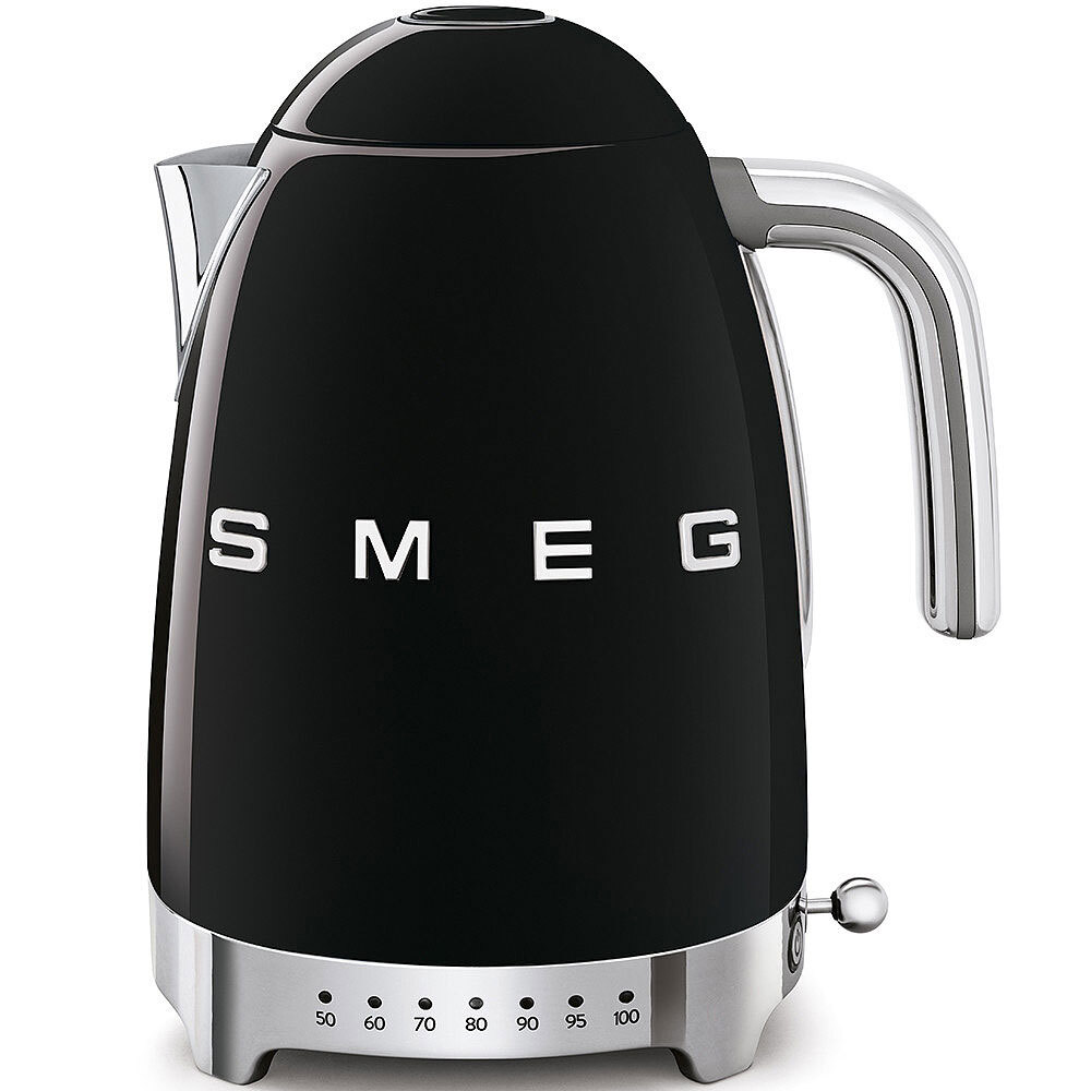 SMEG Wasserkocher 1700 ml variable Temperatursteuerung schwarz