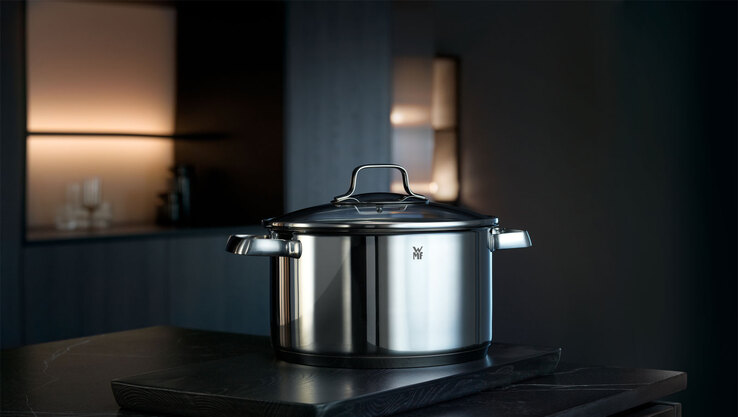 WMF Topf-Set BELMONTE 5-teilig silberfarbig Cromargan®