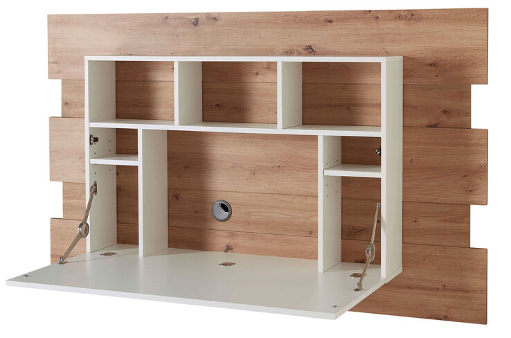 Wandsekretär INNO4HOME4 150 x 93 cm Artisan Eiche/ weiß