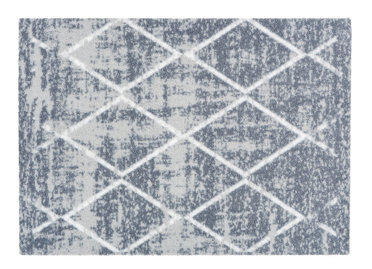 Fußmatte MIABELLA RAUTEN 50 x 70 cm hellgrau