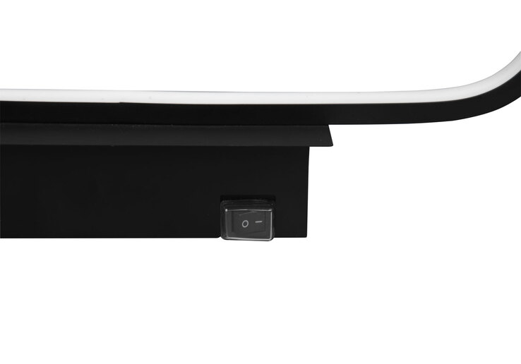 TRIO LED Spiegelleuchte GIANNI 60 cm schwarz