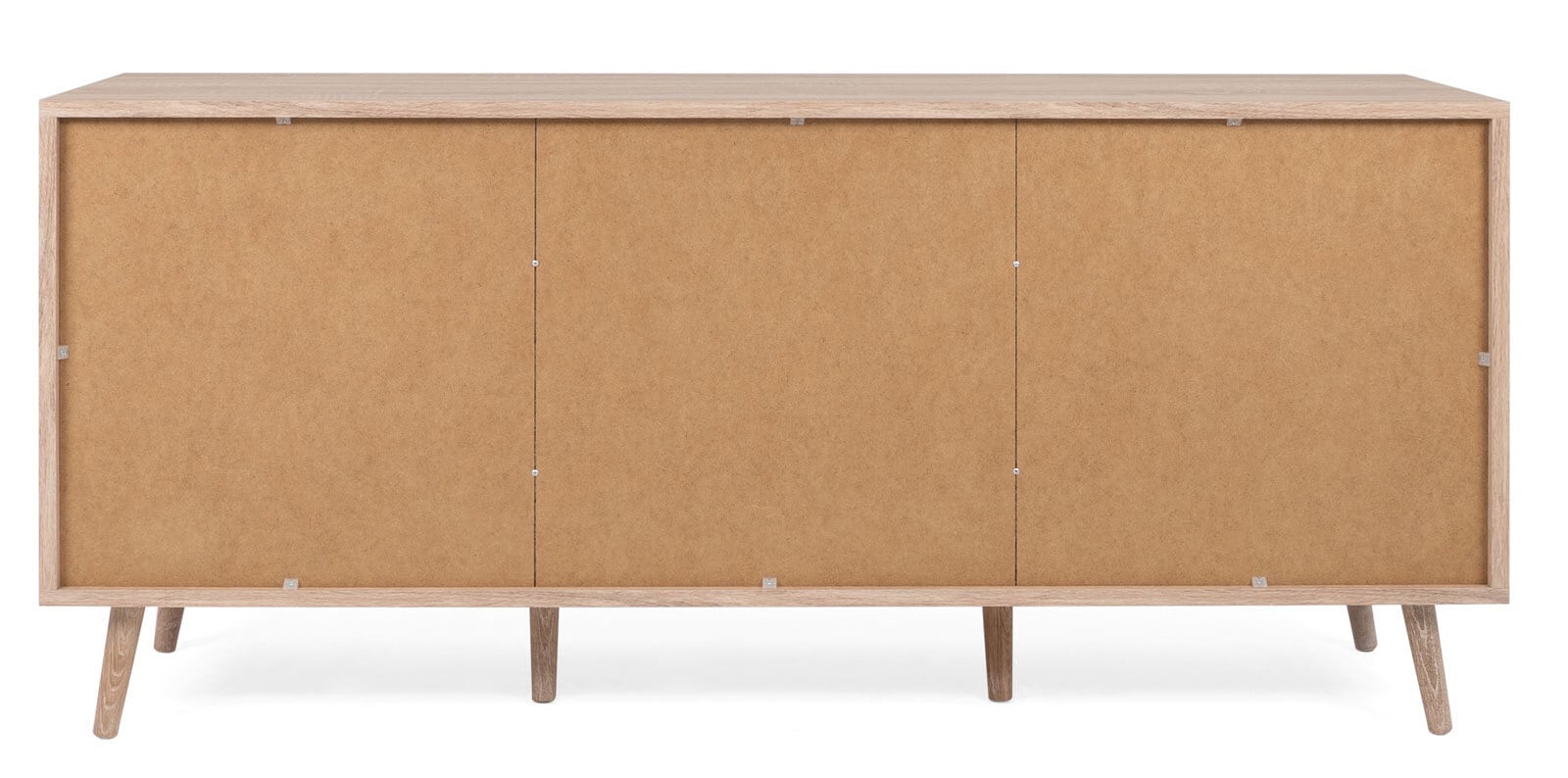 Sideboard BALI 150 x 71 cm Sonoma Eiche/ Rafia Geflecht