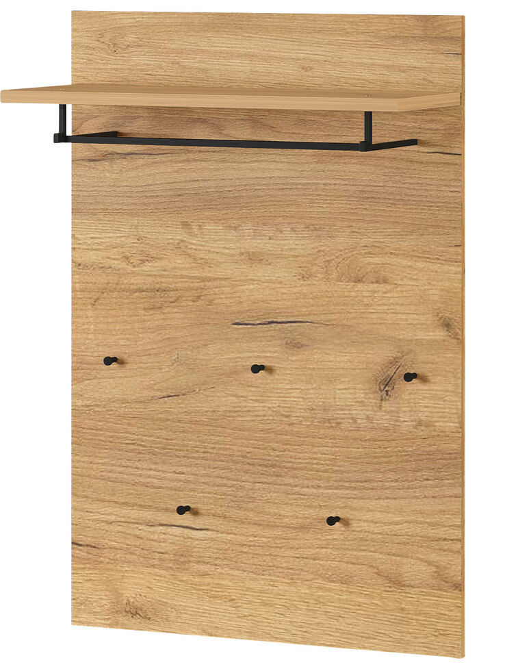 Garderobenpaneel FIRE 75 x 110 cm Navarra Eiche