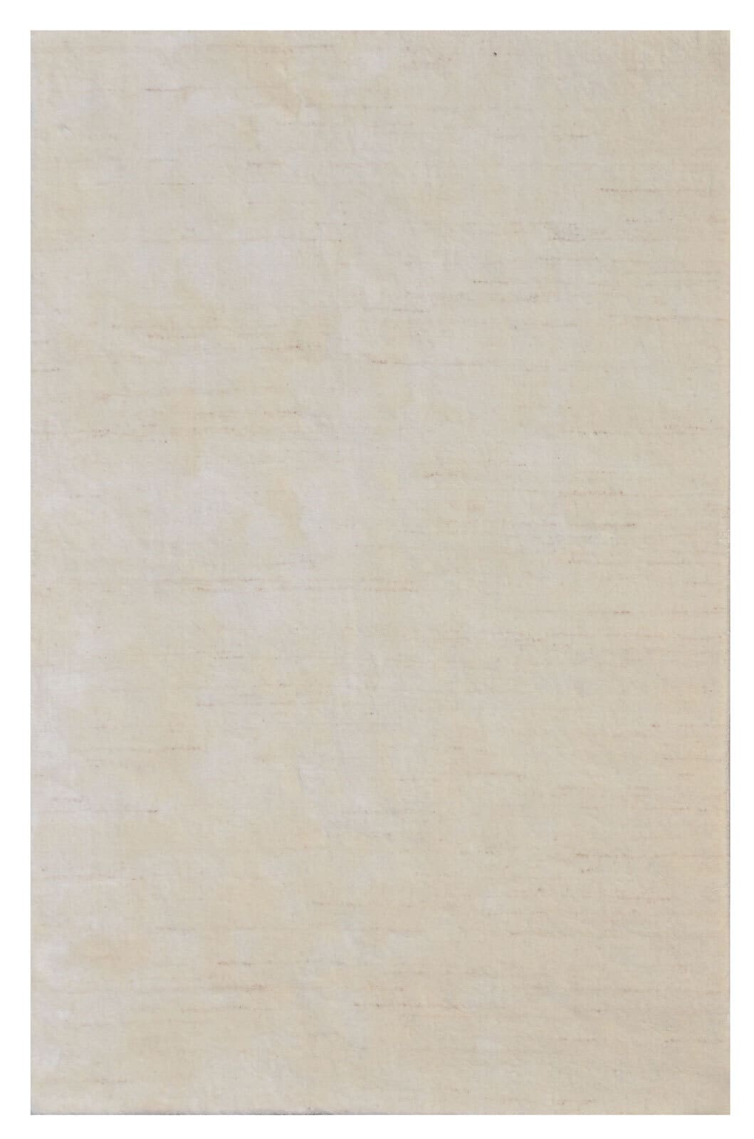 Berber-Teppich ATLAS 60 x 90 cm weiß meliert 