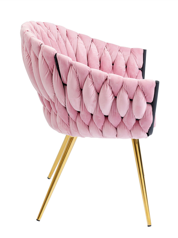 KARE DESIGN Armlehnenstuhl 2er Set rosa
