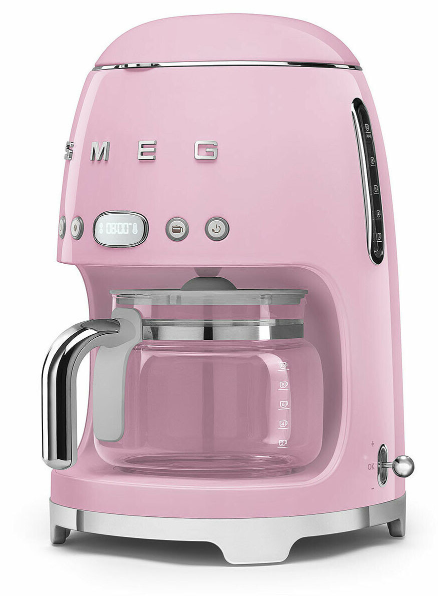 SMEG Filter-Kaffeemaschine Cadillac Pink