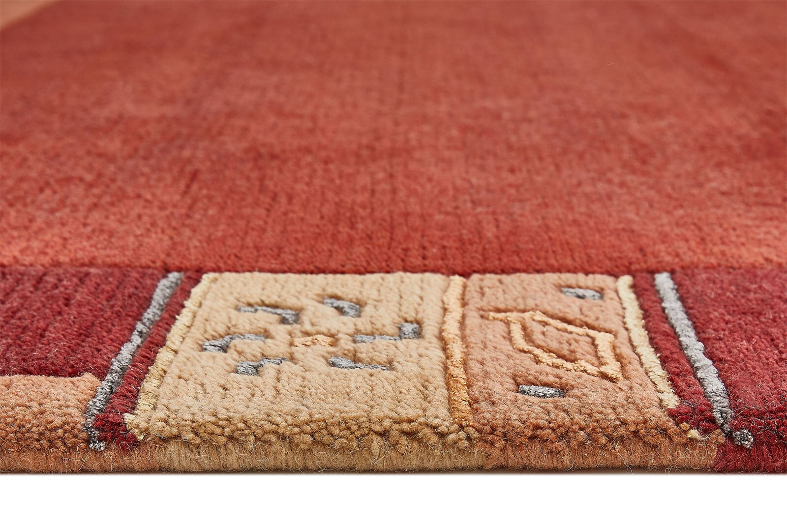 Teppich MANALI 200 x 250 cm rot