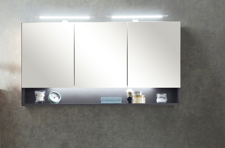 Bad-Spiegelschrank ANTWERPEN braun 120cm