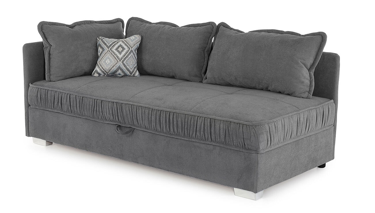 Schlafsofa LINA 207 cm grau