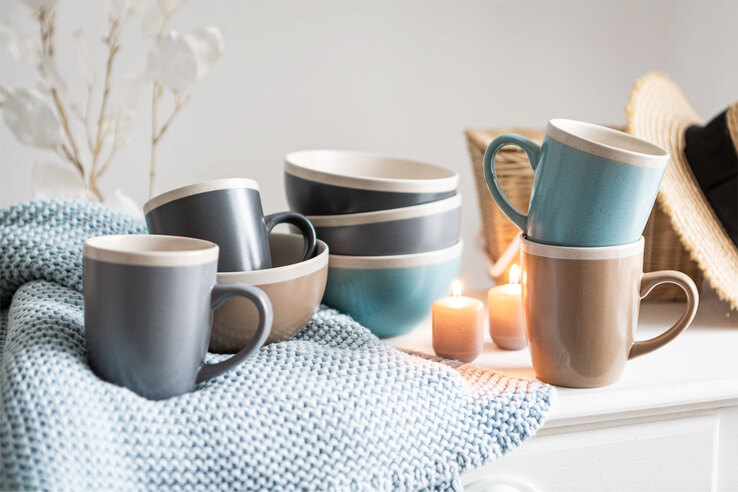 TAFELWERT Kaffeebecher JONE hellblau