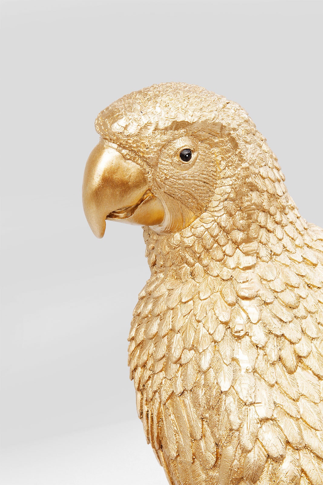 KARE DESIGN Dekofigur PARROT 116 cm Kunststoff goldfarbig