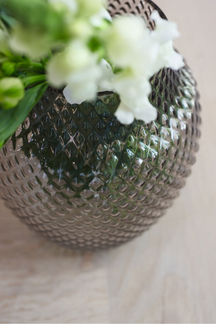 LEONARDO Vase POESIA 20 cm grau