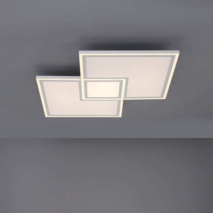 JUST LIGHT LED Deckenlampe EDGING 68 cm weiß
