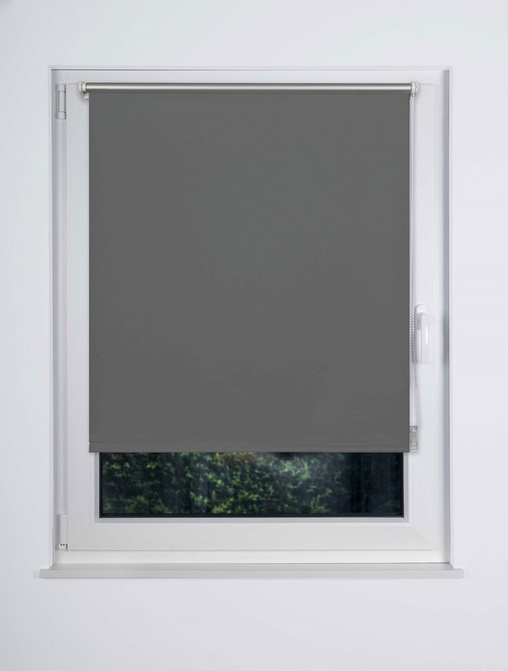 my deco Klemmfix Thermo-Rollo 75 x 160 cm grau