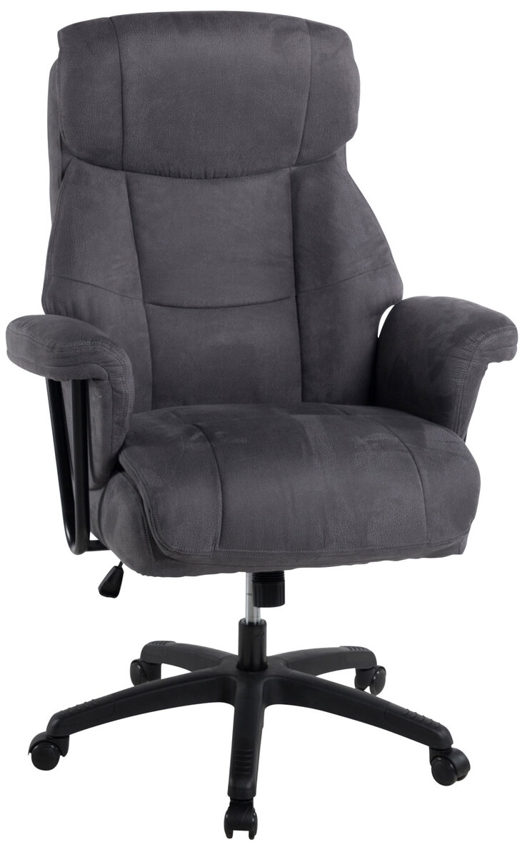 Chefsessel MAURO XXL 150 kg Schwarz/ Dunkelgrau