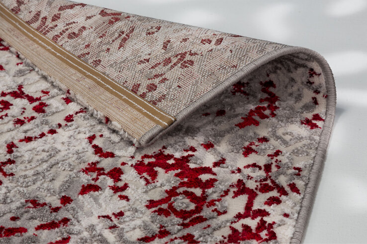 Teppich ANTEA 133 x 190 cm rot/beige