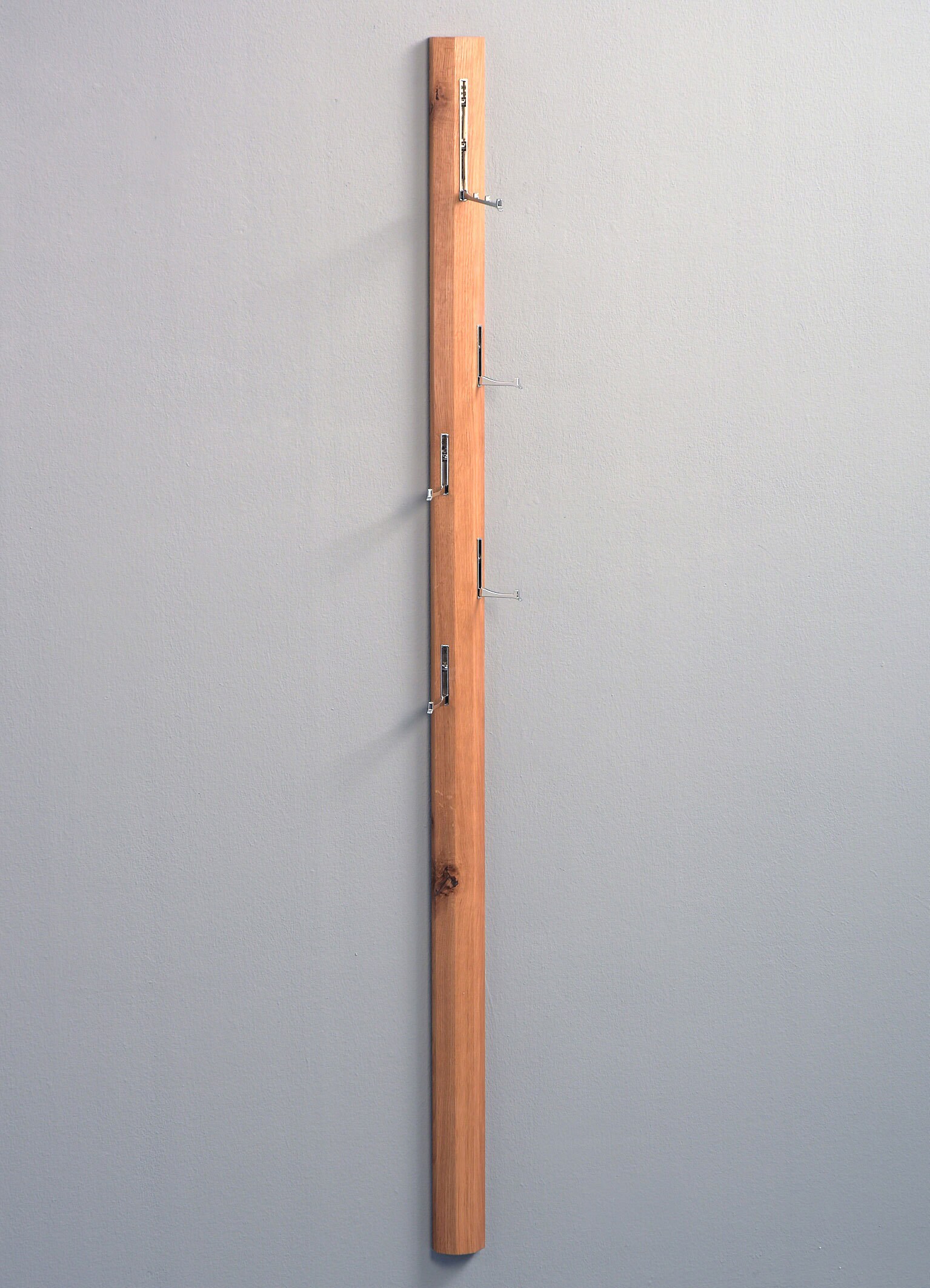 CASAVANTI Garderobe PALO Wildeiche massiv geölt ca. 8 x 185 x 4 cm