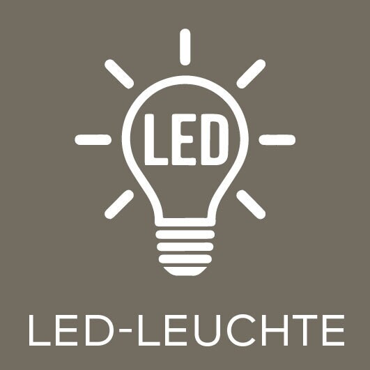 B-Leuchten LED Deckenlampe CRYSTAL chromfarbig