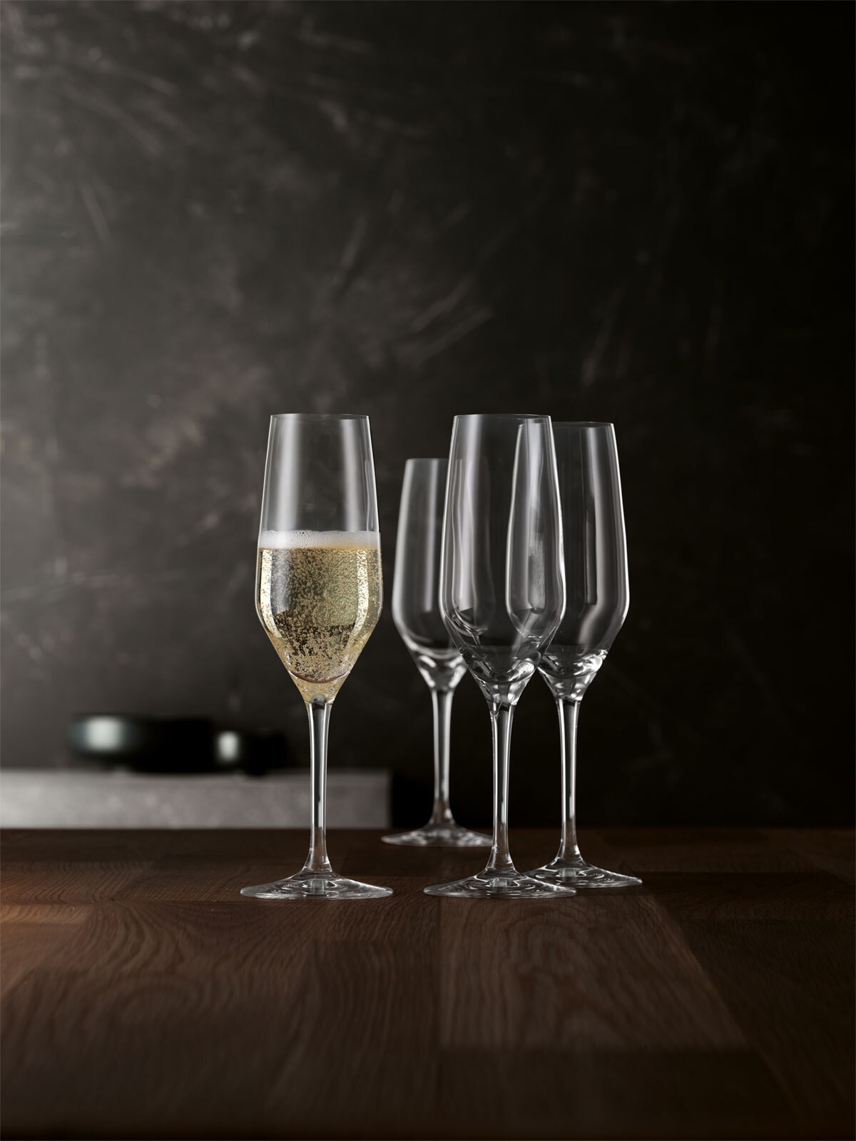 SPIEGELAU Chamapgnerglas STYLE 4er Set 240 ml Kristallglas