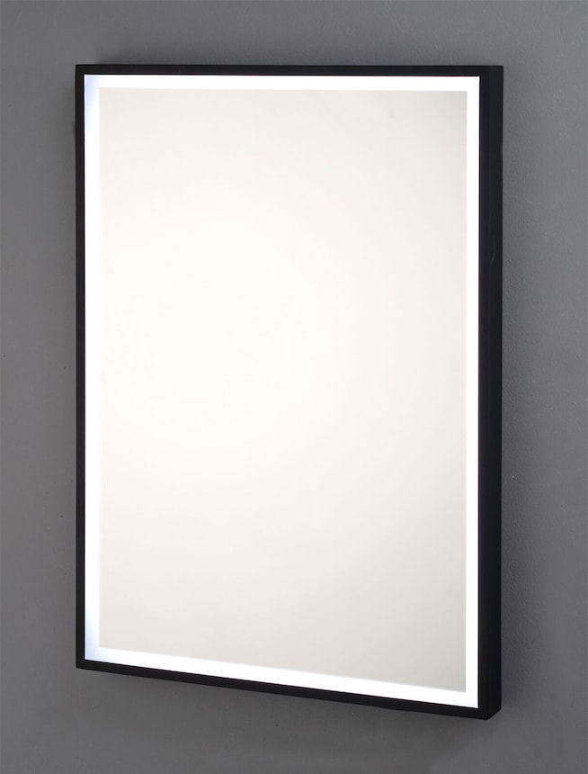 CASAVANTI Badspiegel FLORA 50 x 70 cm schwarz