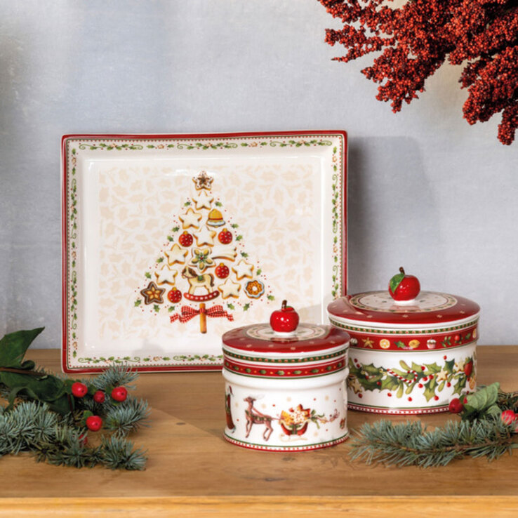 Villeroy & Boch Weihnachtsdeko Keksdose WINTER BAKERY DELIGHT 14 cm
