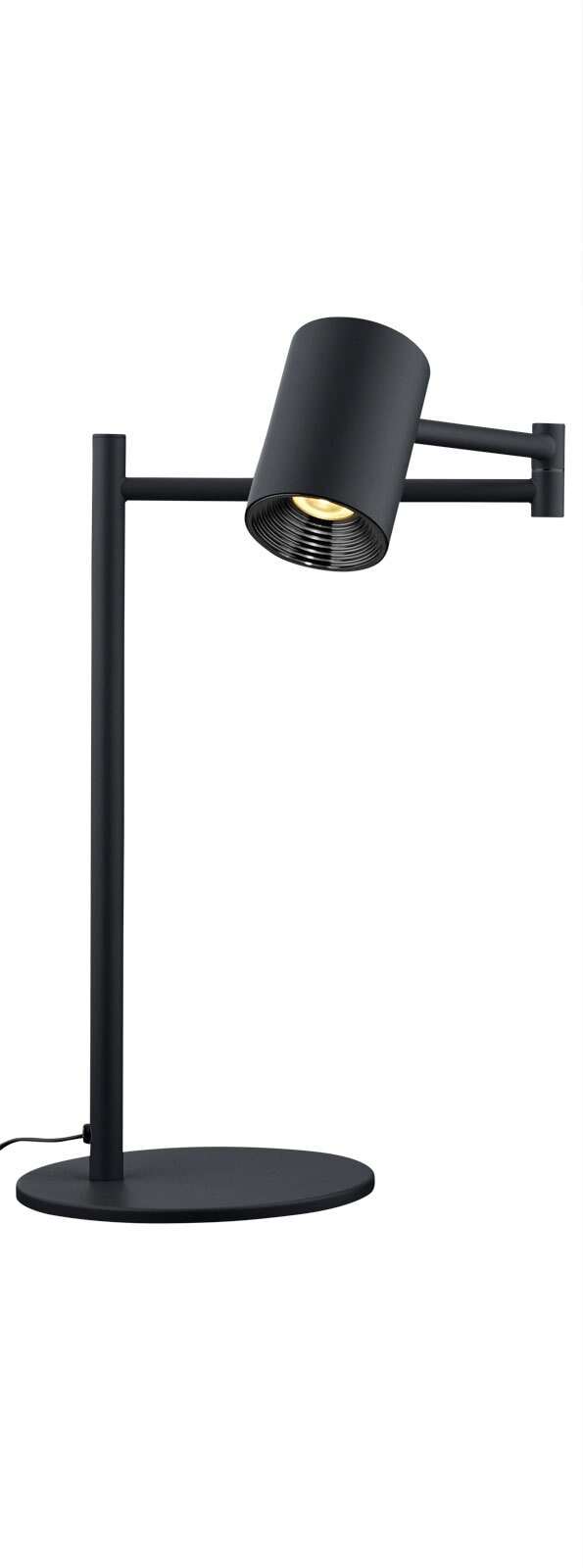 HELL LED Tischlampe PEPE 44 cm schwarz