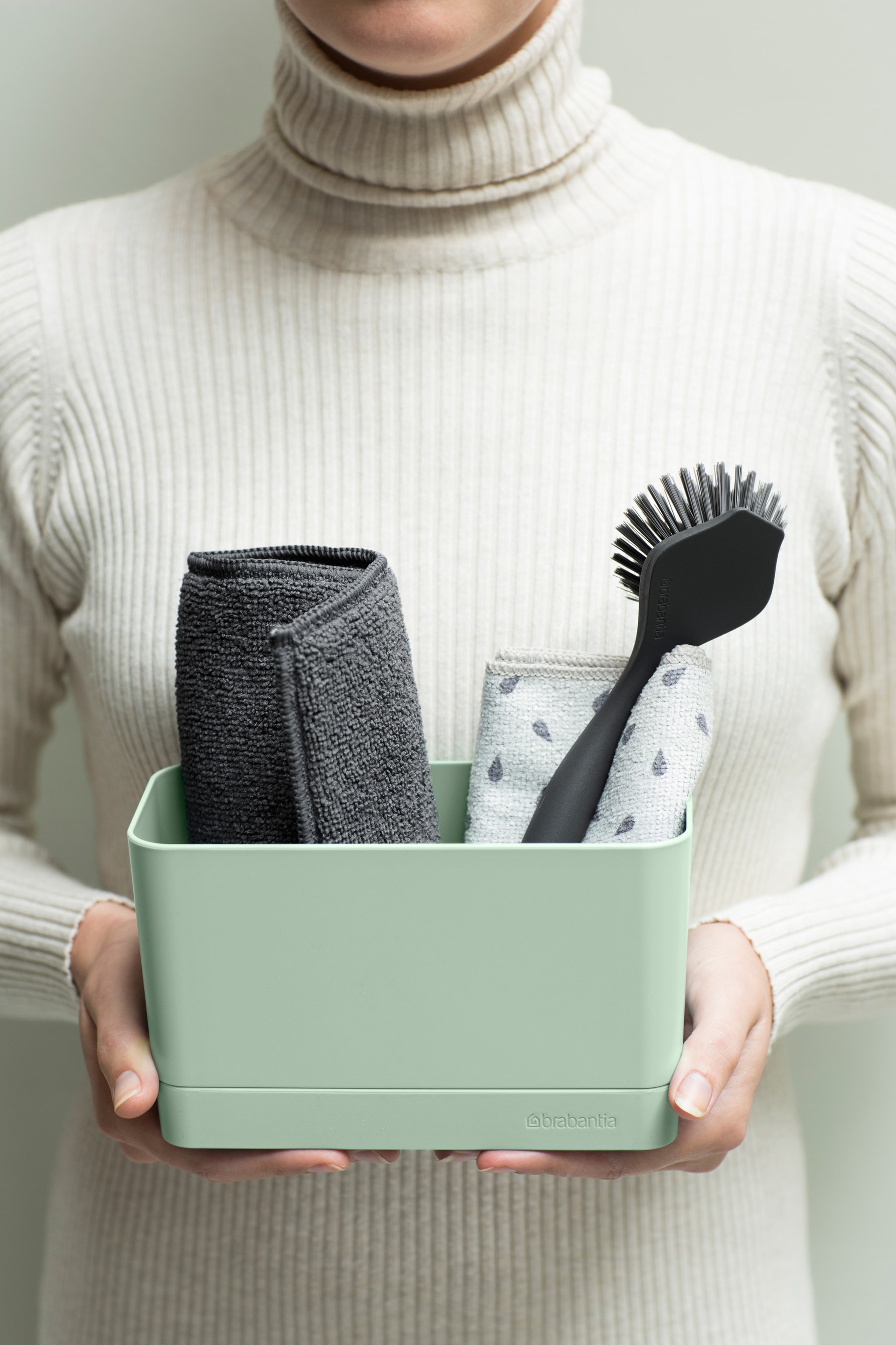 brabantia Spül-Organizer SINKSIDE mit Abtropfschale Jade Green