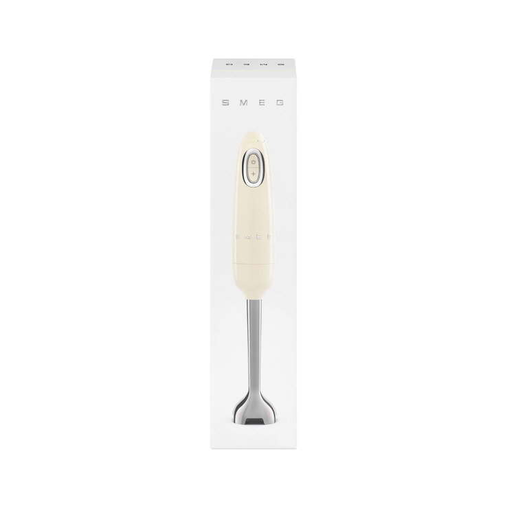 SMEG Stabmixer Solo Creme/ silberfarbig