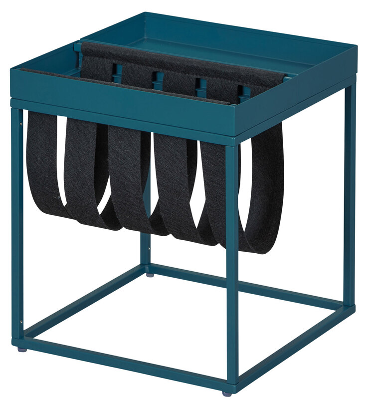 Beistelltisch TILL 35 x 40 cm Metall Petrol