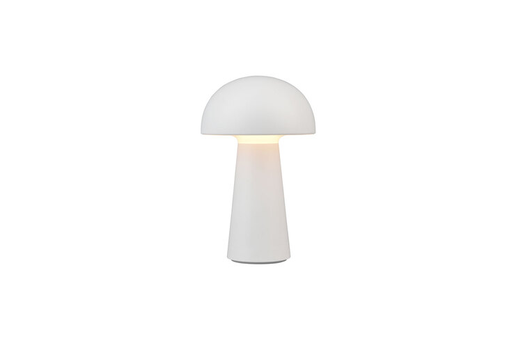 RL mobile LED Tischlampe LENNON 21,6 cm weiß