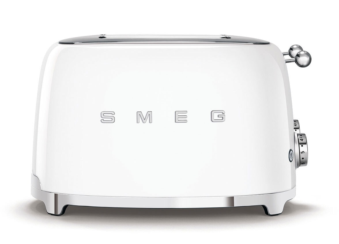 SMEG Toaster 4-Schlitz Retro weiß