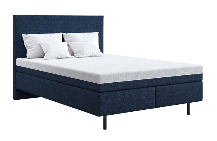 SCHLARAFFIA Boxspringbett MYNAP 140 x 200 cm Casual Navy Blue