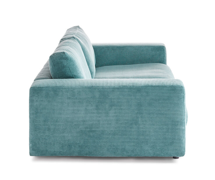 Ole Gunderson Sofa 2-Sitzer SEVENTIES 230 cm Cord petrol