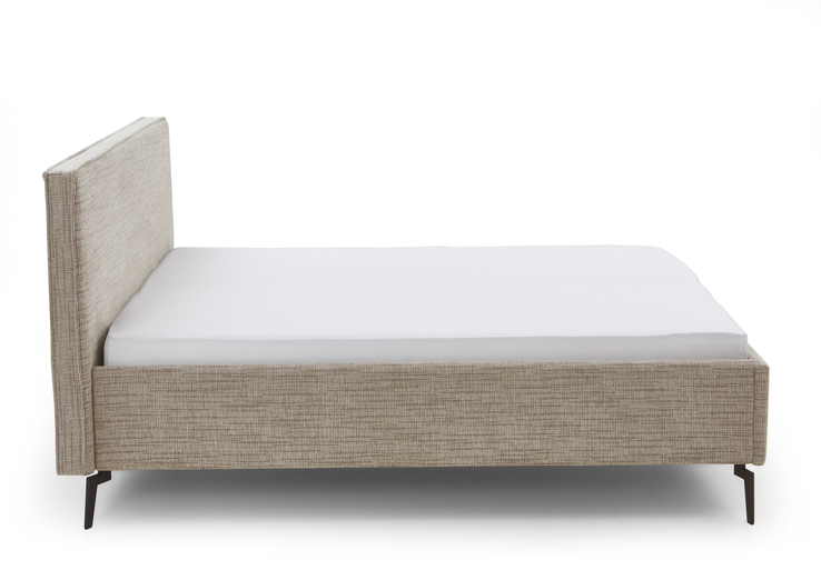 Polsterbett RIVA 180 x 200 cm beige/ braun