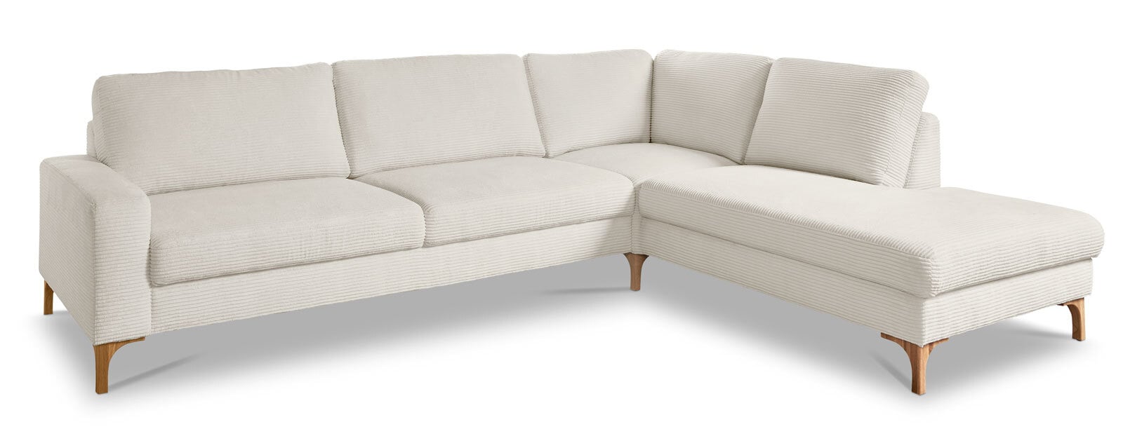 Ole Gunderson Ecksofa CAYMAN 296 x 220 cm Cord nature