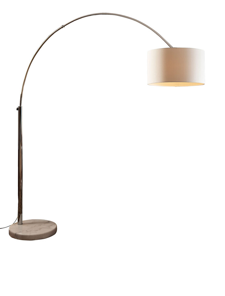 Retrofit Bogenlampe 210 cm weiß