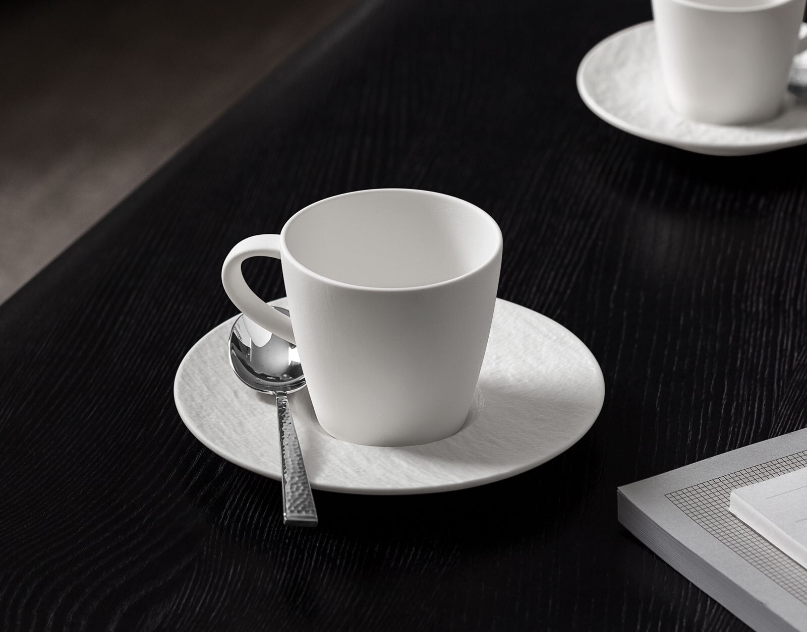 Villeroy & Boch Untertasse MANUFACTURE ROCK BLANC weiß