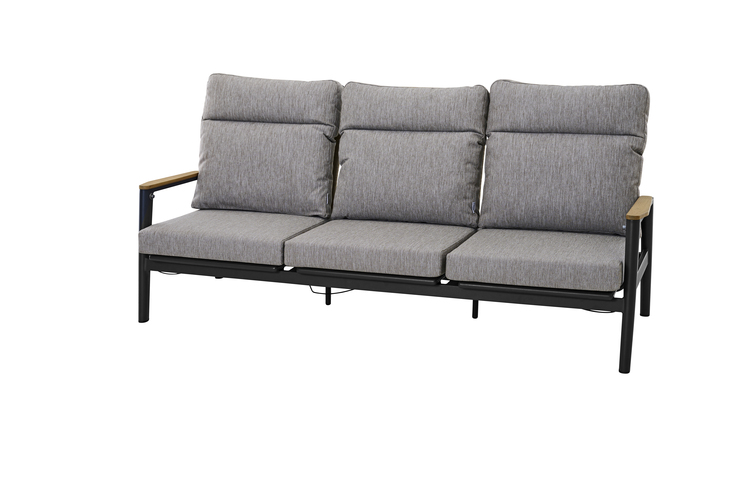 MONDO Loungesofa Outdoor LATEA 208 cm anthrazit /taupe