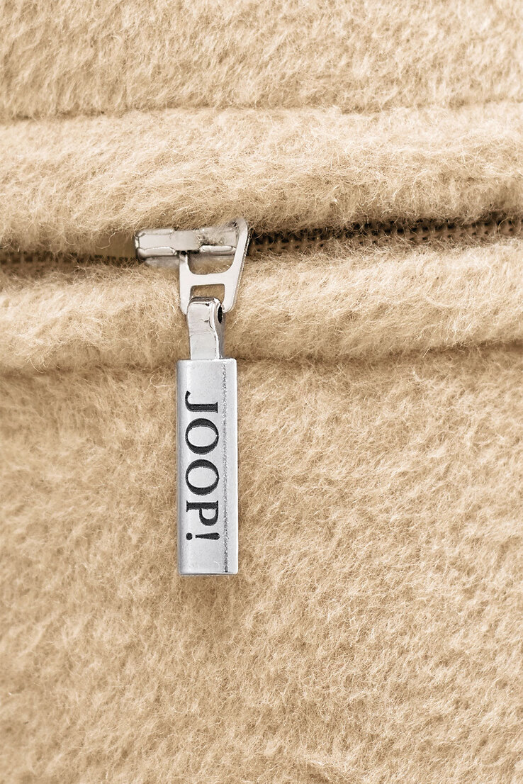 JOOP! Kissenhülle UNI DOUBLEFACE 50 x 50 cm beige/grau