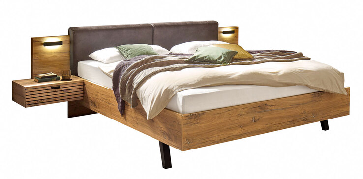 Bettanlage TRATTINO 180 x 200 cm braun/ graphit