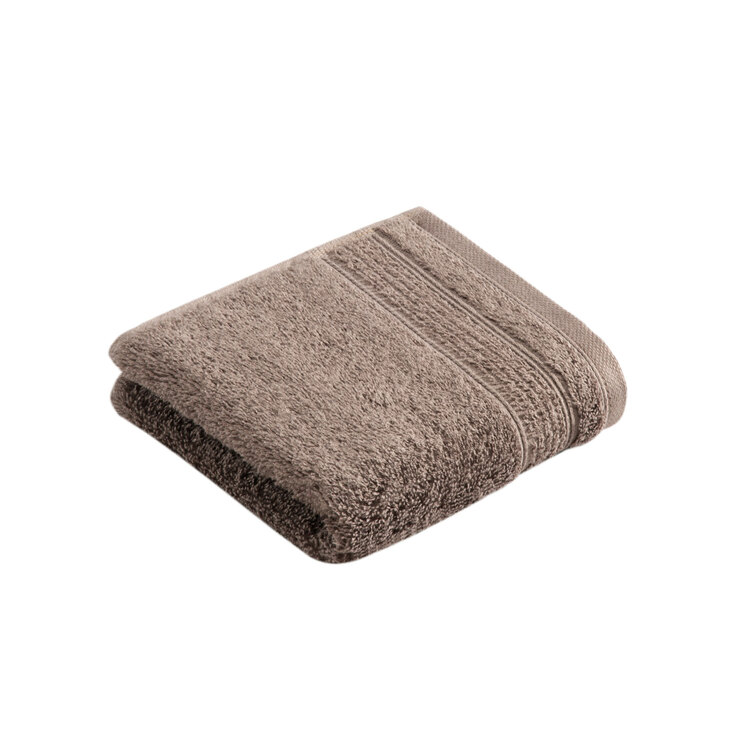 VOSSEN Gästetuch BALANCE 30 x 50 cm braun