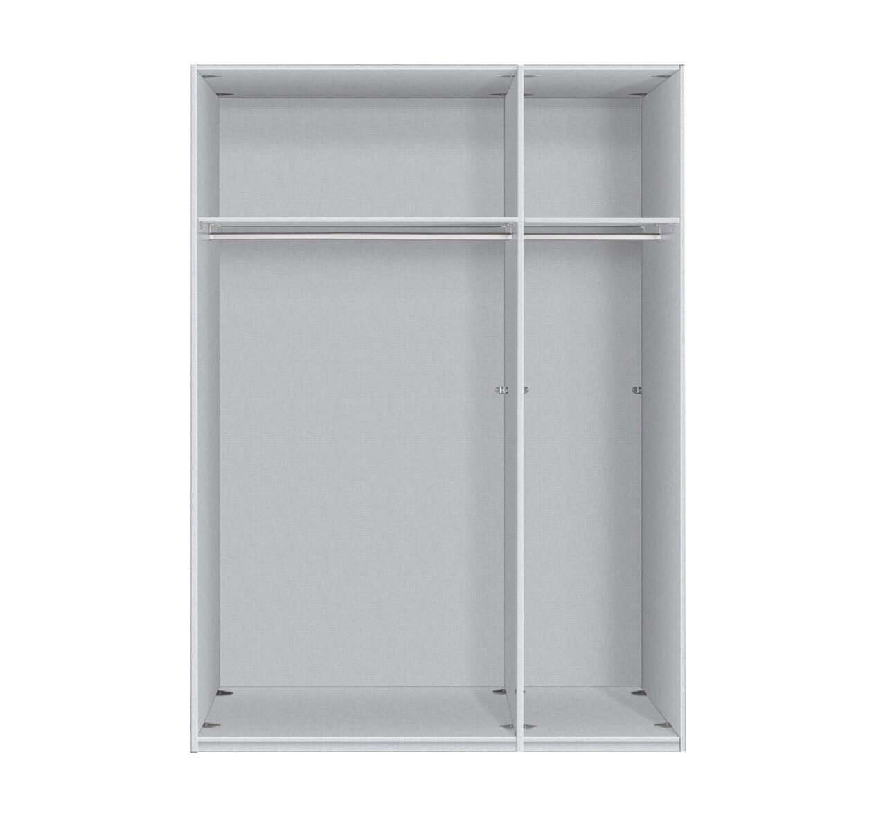 Kleiderschrank NEW JERSEY ADS-I 150 x 58 cm Polarweiß /Lack weiß