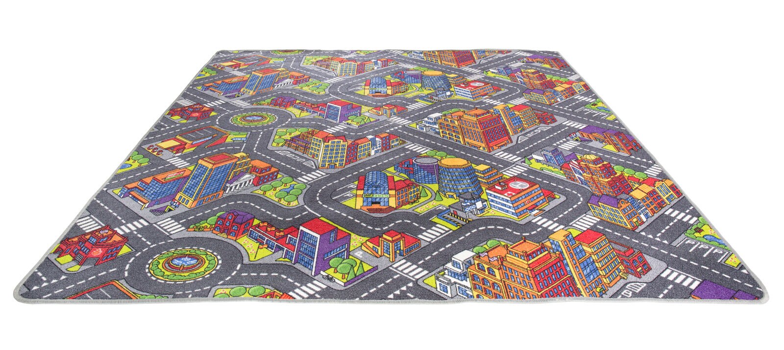 Teppich BIG CITY 200 x 200 cm mehrfarbig