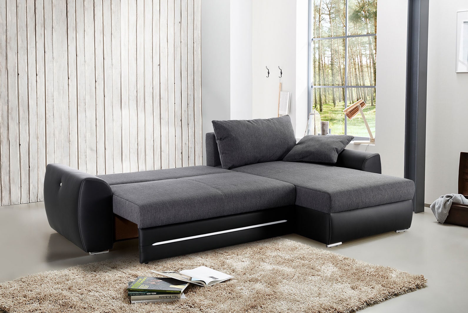 Ecksofa LIGHTS SF beidseitig montierbar