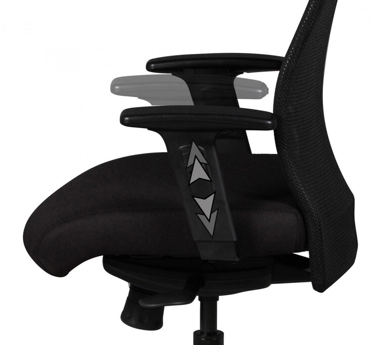 Chefsessel schwarz matt