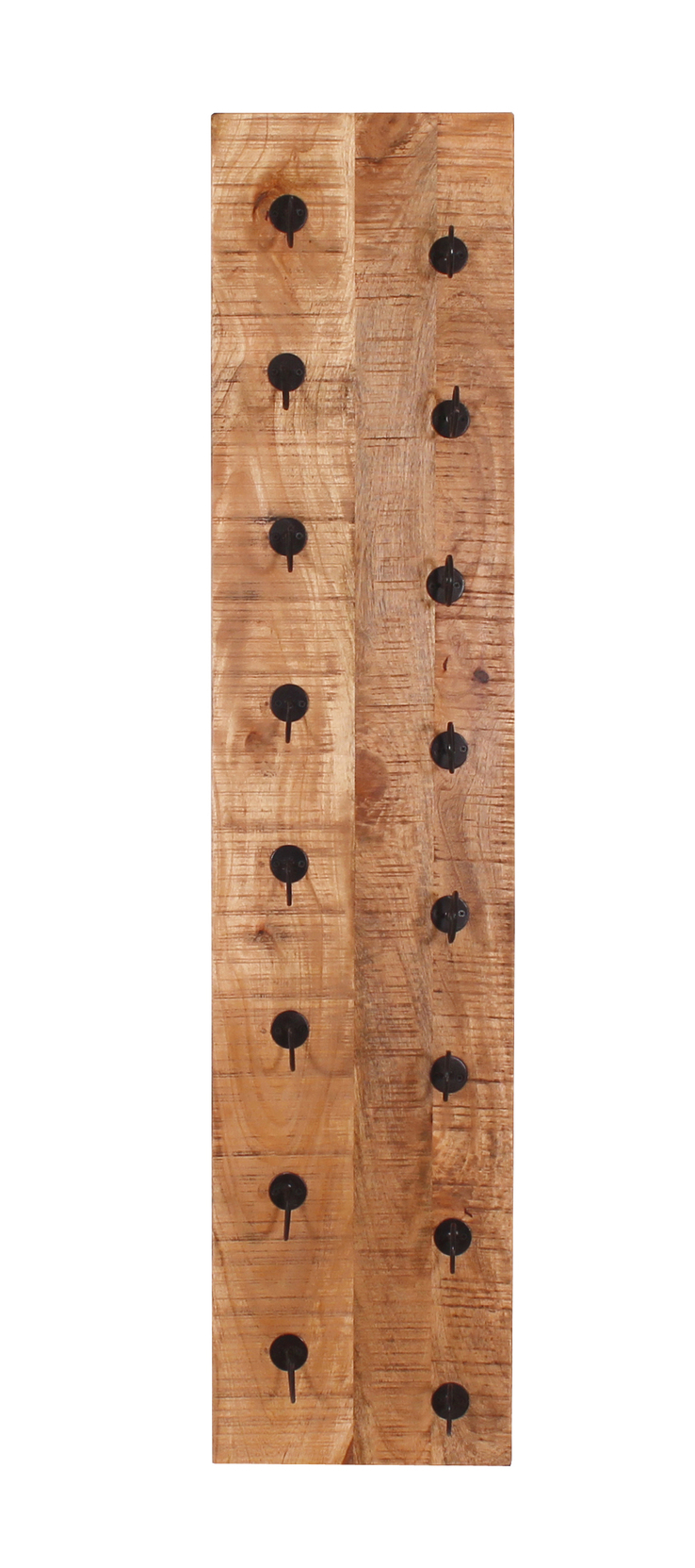 Wand-Weinregal 33 x 148 cm Mangoholz natur