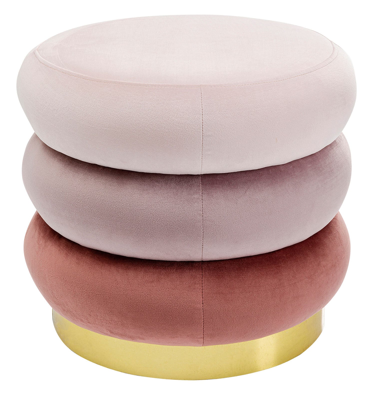 KARE DESIGN Hocker SANDWICH 40 x 45 cm rosa